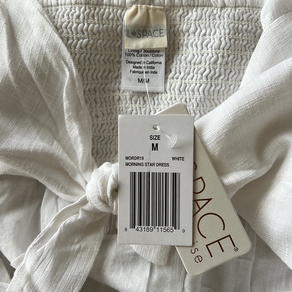 L*Space Morning Star Dress White Size M - Picture 9 of 13